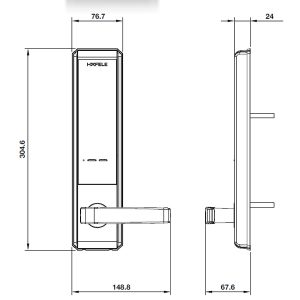 Khóa điện tử Hafele EL7200