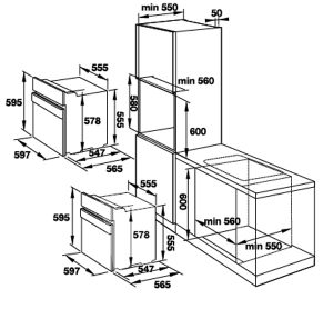 Lò nướng Hafele HO-K60A 535.00.310