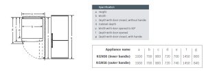 Tủ lạnh đơn Bosch KGN56SB40N