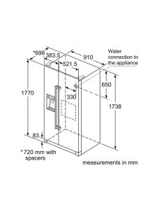 Tủ lạnh Bosch KAI90VI20G