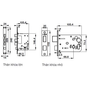 Khóa điện tử Hafele EL7500