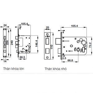 Khóa điện tử Hafele EL7700