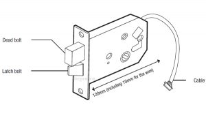 khóa điện tử Hafele EL8500 TCB 912.05.384