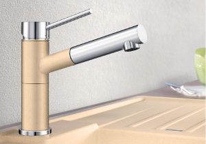 vòi rửa bát Hafele HF-GM411 màu mocha 569.15.41