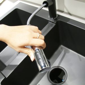vòi rửa bát Hafele HF-GC311 màu cacbon 569.15.311