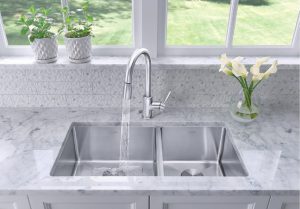 chậu rửa bát âm blanco Quatrus R15 570.27.170