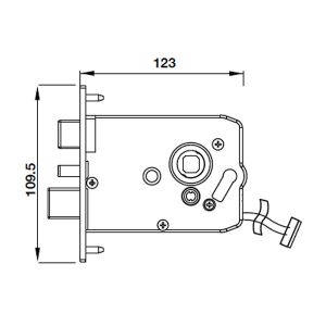 khóa điện tửu hafele EL8000