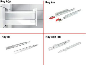 phụ kiện Hafele ray trượt ngăn kéo