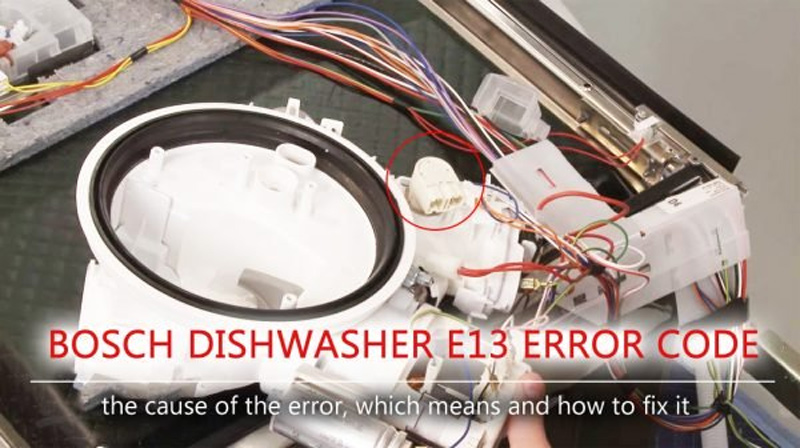 máy rửa bát Bosch lỗi E13