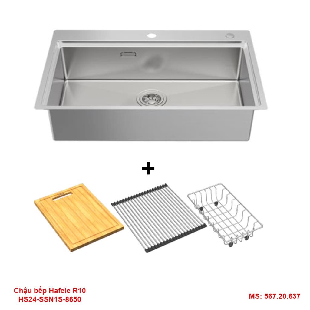 CHẬU RỬA BÁT HAFELE HS24-SSN1S-8650 567.20.637