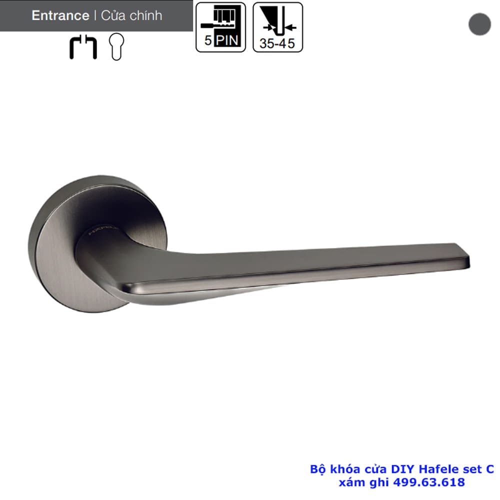 Bộ khóa cử Hafele DIY set C 499.63.618