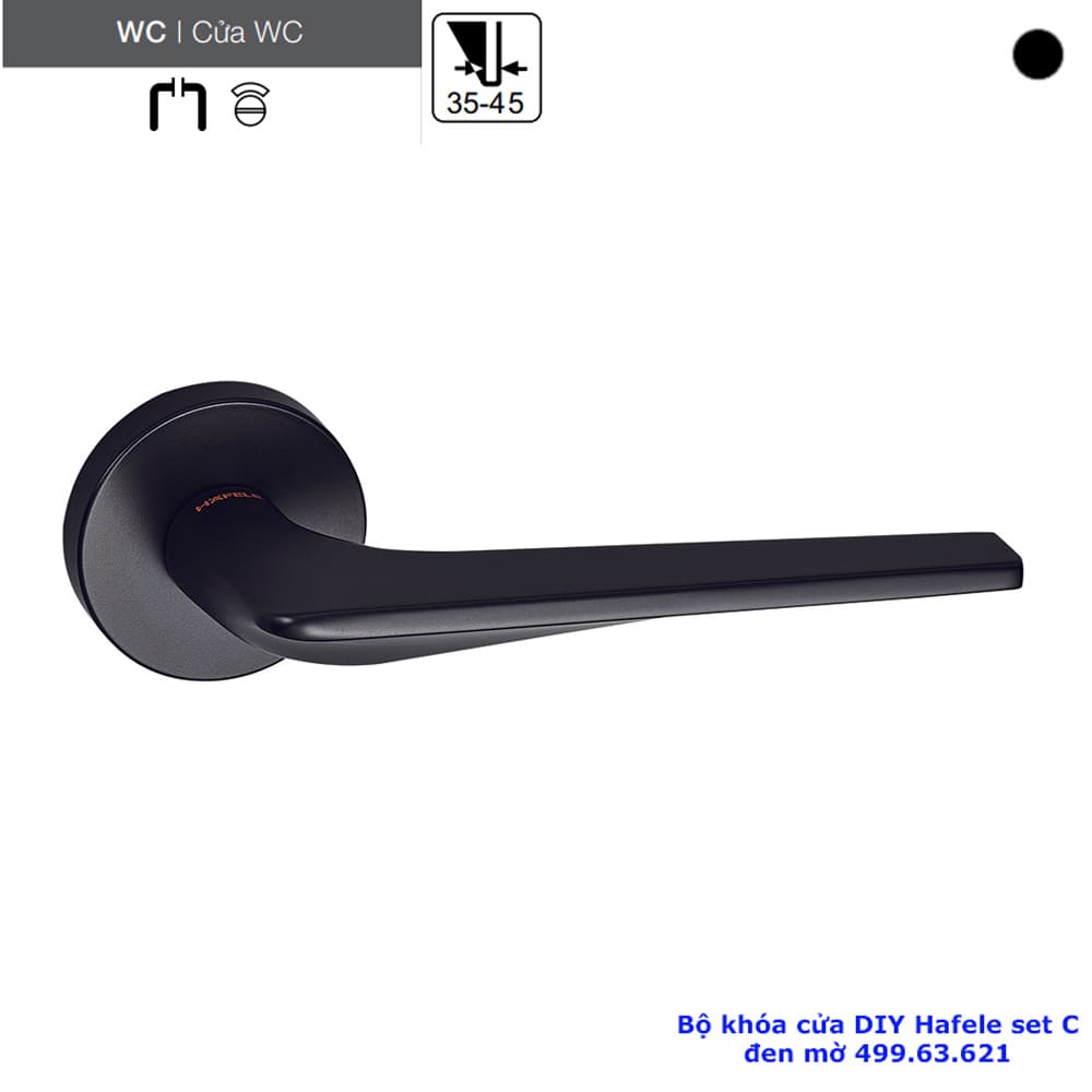 BỘ KHÓA CỬA DIY HAFELE SET C 499.63.621