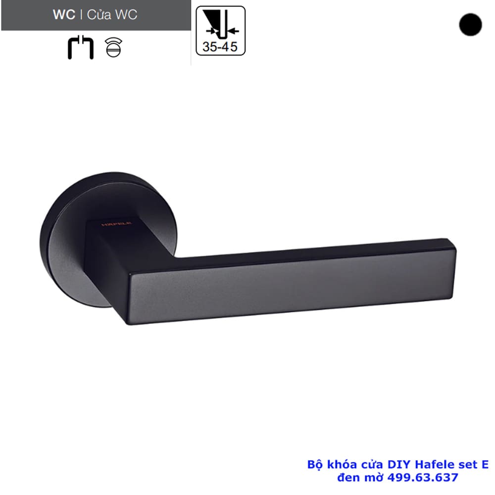 Bộ khóa cửa Hafele DIY Set E 499.63.637