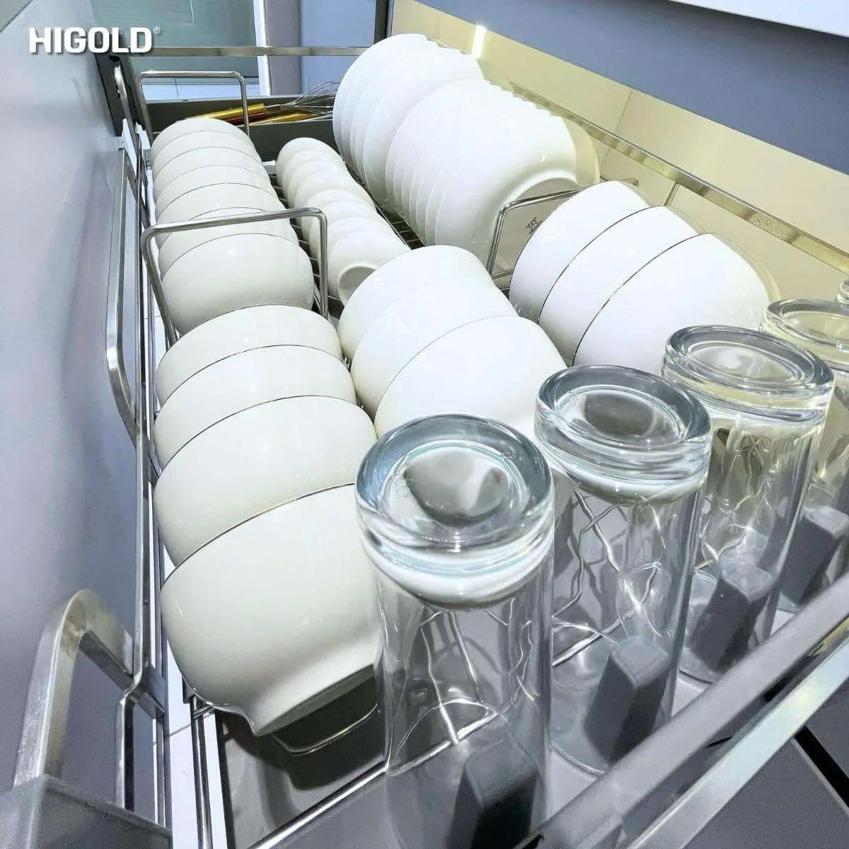 Giá bát đĩa Higold Martin 2.0 X2 sức chứa