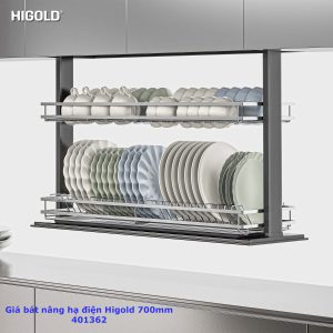 Giá bát đĩa nâng hạ điện Higold 700mm 401362