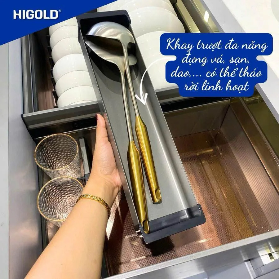 Giá bát đĩa nhôm Higold Shearer 4.0 tiện nghi cao cấp