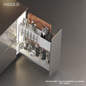 Giá dao thớt Higold Diamond 2.0 300mm 306025