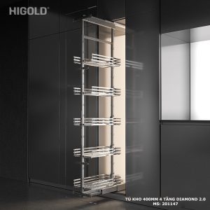 Tủ kho cánh kéo Higold diamond 2.0 400mm 4 tầng 201147