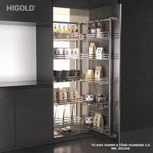 Tủ đồ khô Higold Diamond 2.0 450mm 6 tầng 202246