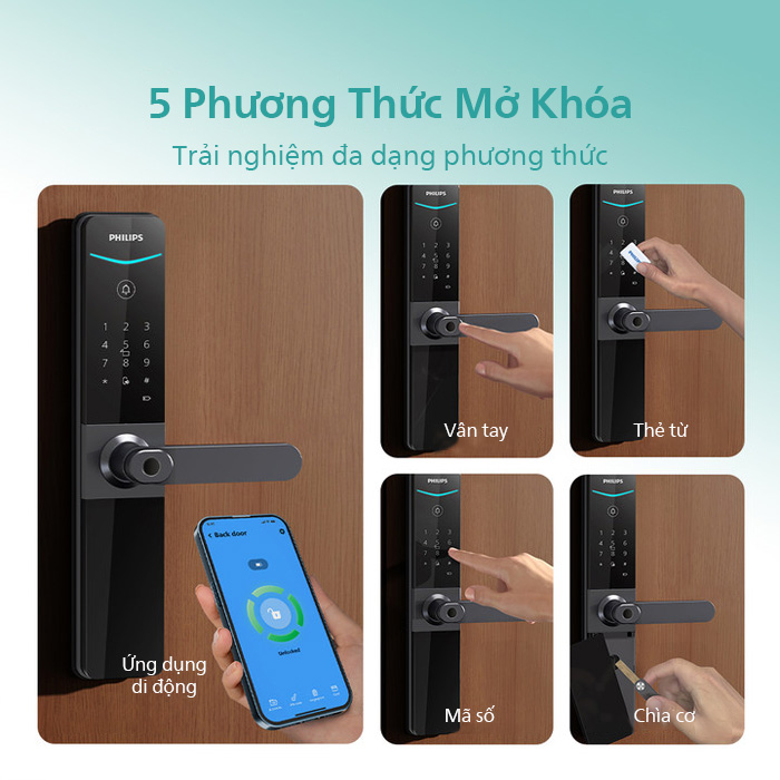 Khóa điện tử Phillips DDL610-5HBS