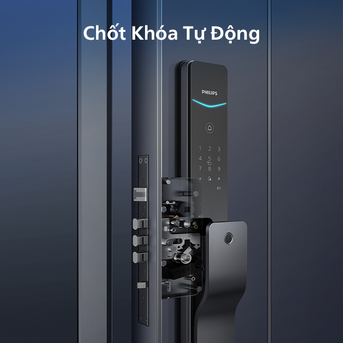 KHóa điện tử Phillips DDL801-5HBS