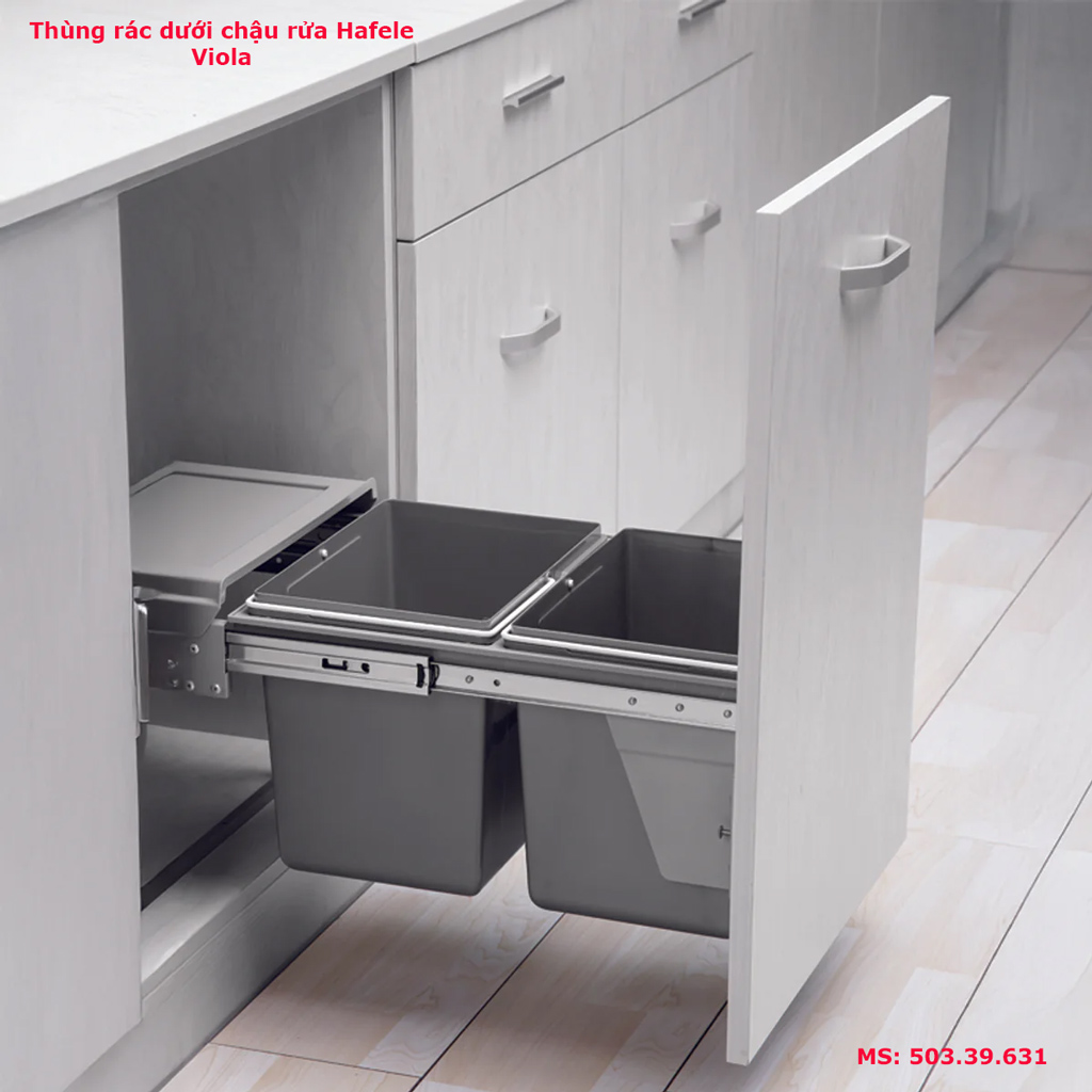 THỦNG RÁC DƯỚI CHẬU RỬA HAFELE VIOLA 503.39.631