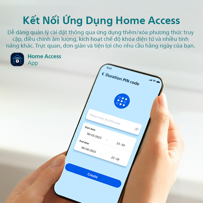 KHÓA ĐIỆN TỬ PHILLIPS DDL615-5HBS