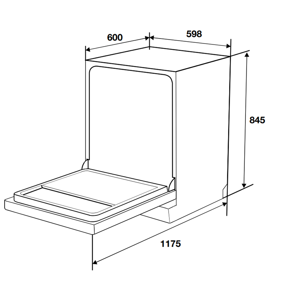Máy rửa bát Hafele HDW-F6031G 535.29.651
