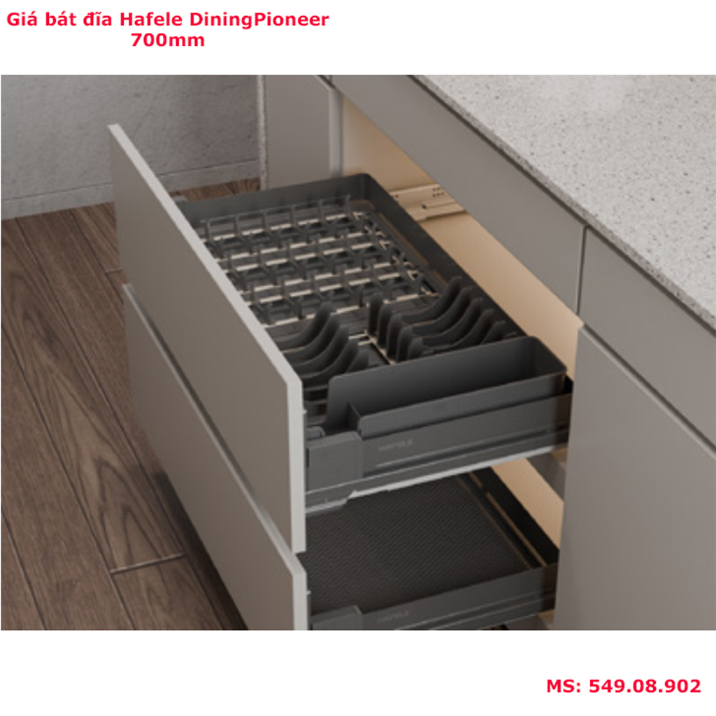 Giá bát đĩa hafele Dining Pioneer 700mm 549.08.902