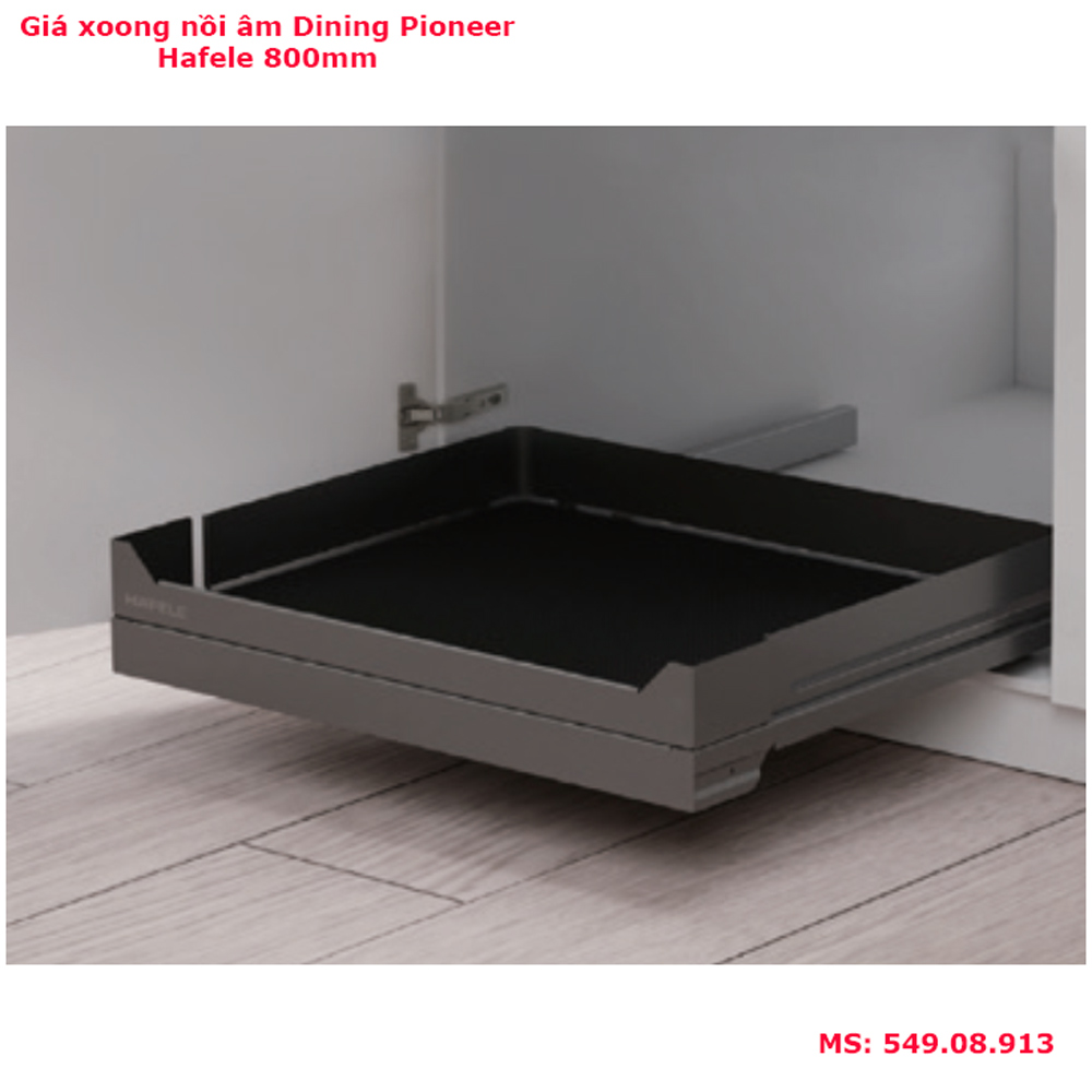 Giá xoong nồi âm Hafele Dining Pioneer 800mm 549.08.913