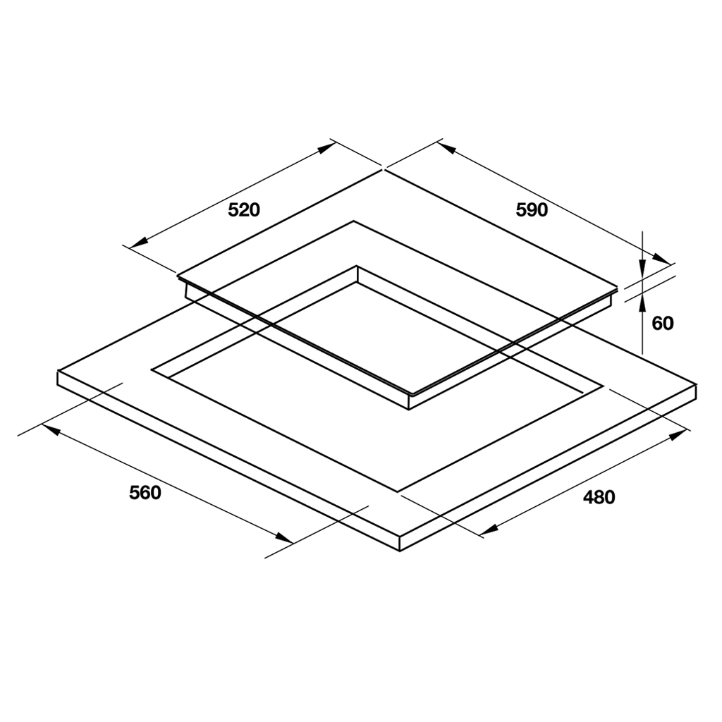 Bếp từ Hafele HC-I6031KB 536.61.912