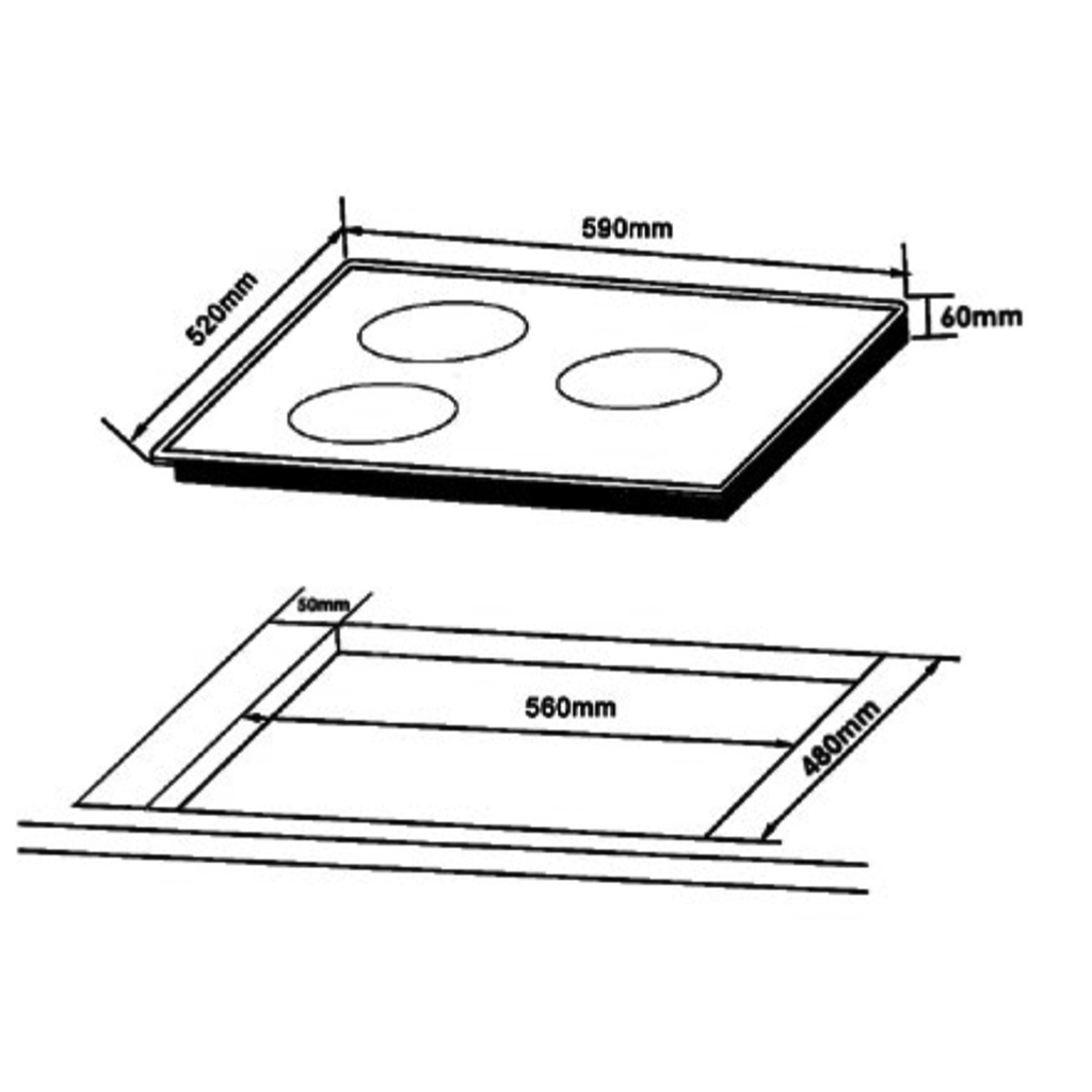 Bếp từ Hafele HC-I6036KB 536.61.915
