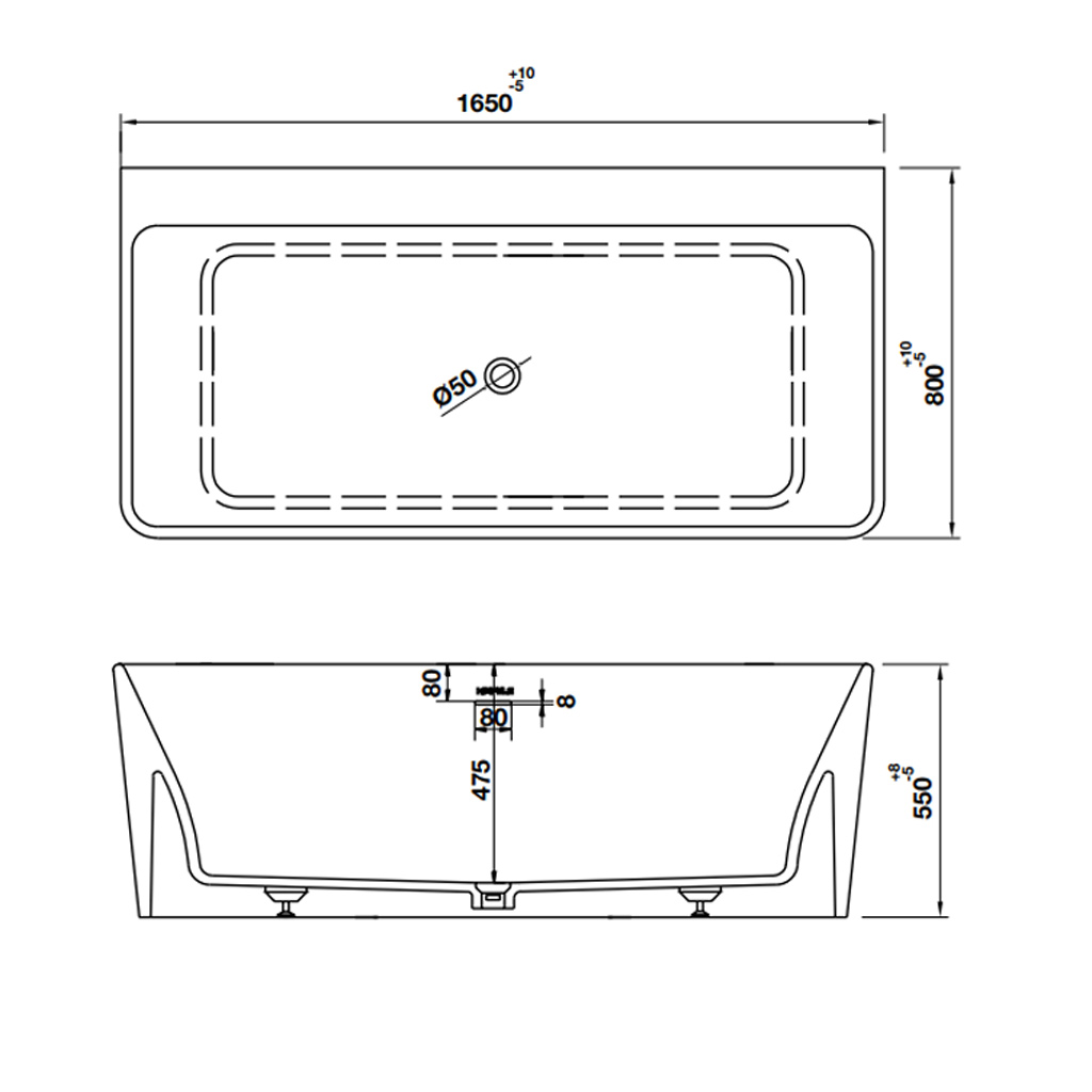 BỒN TẮM ĐẶT SÀN HAFELE HVN8030 588.87.611