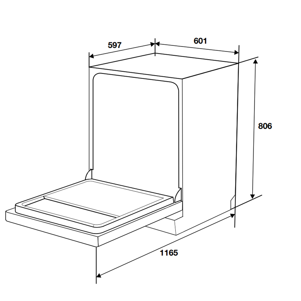 Máy rửa bát Hafele HDW-F6012S 535.29.671