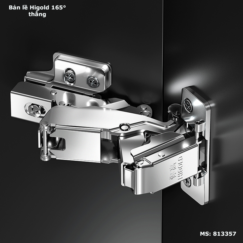 Bản lề giảm chấn 165 Higold thẳng 813357
