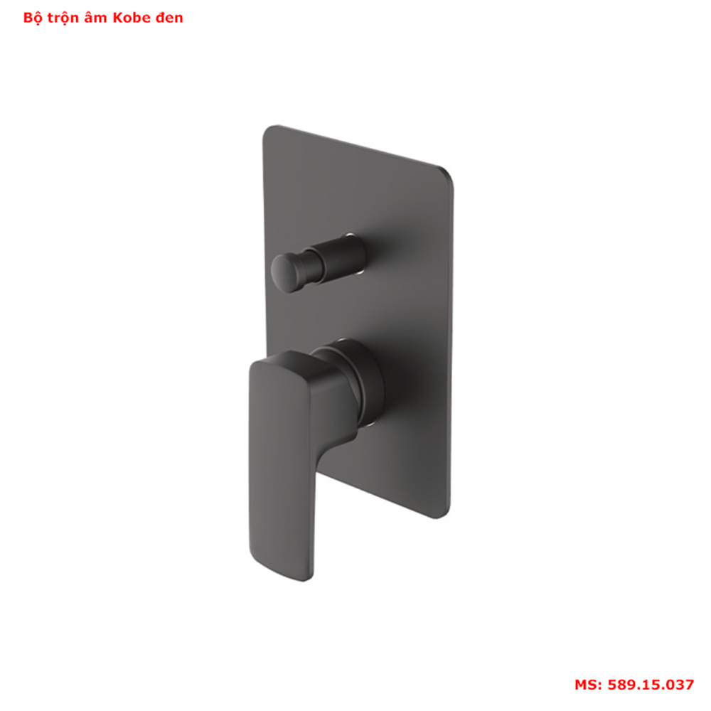 Bộ trộn âm Hafele KOBE 589.15.037 đen mờ