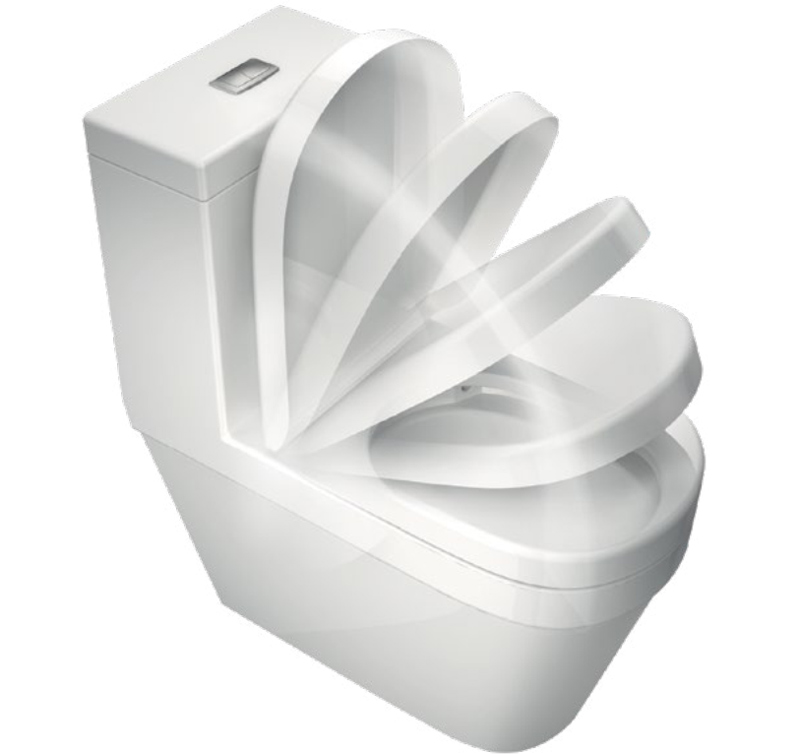 Bồn cầu Hafele lắp đóng êm