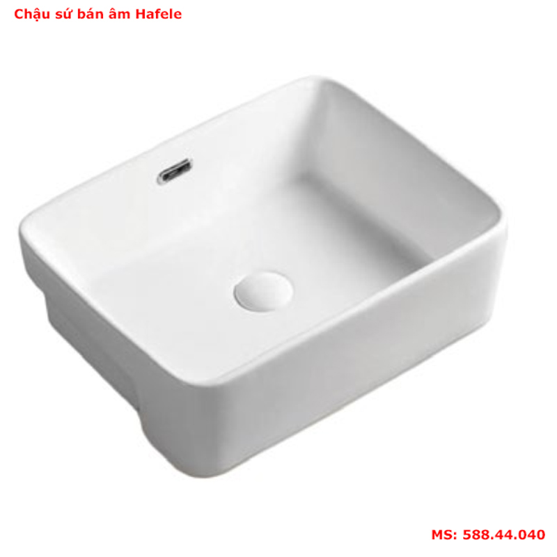 Chậu sứ bán âm Hafele 588.44.040