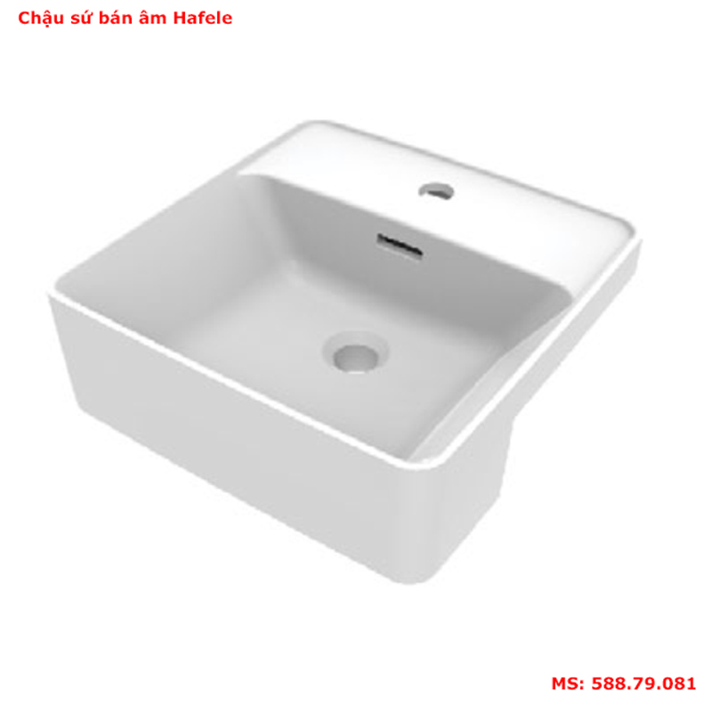 Chậu sứ bán âm Hafele 588.79.081