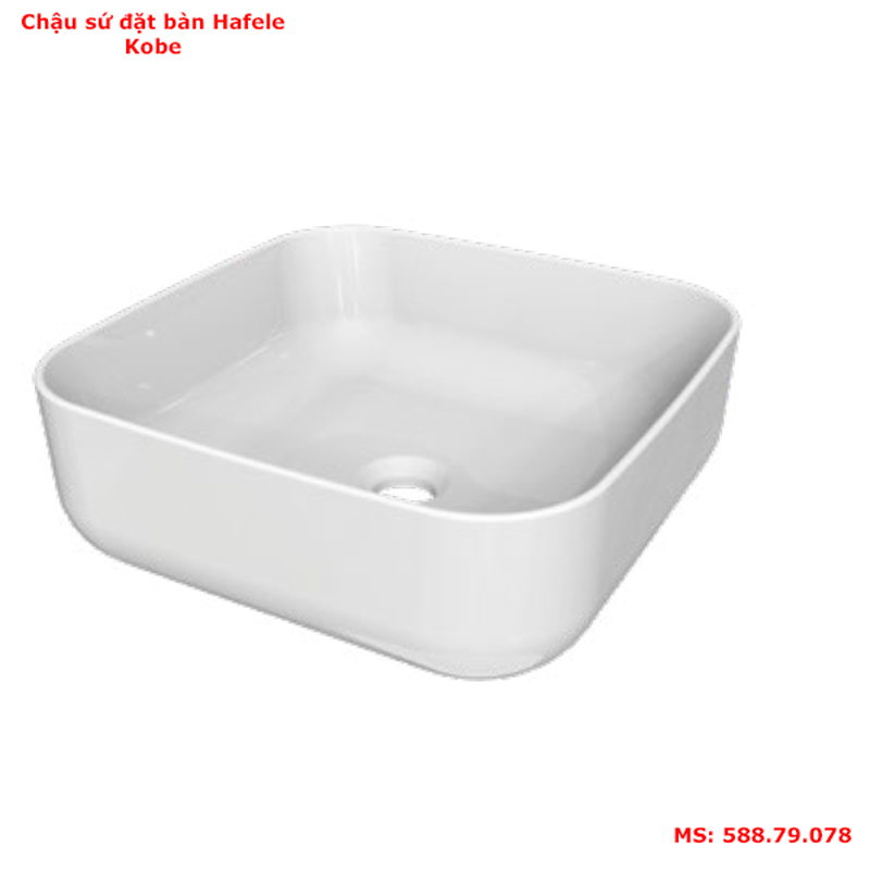 Chậu sứ đặt bàn Hafele Kobe 588.79.078