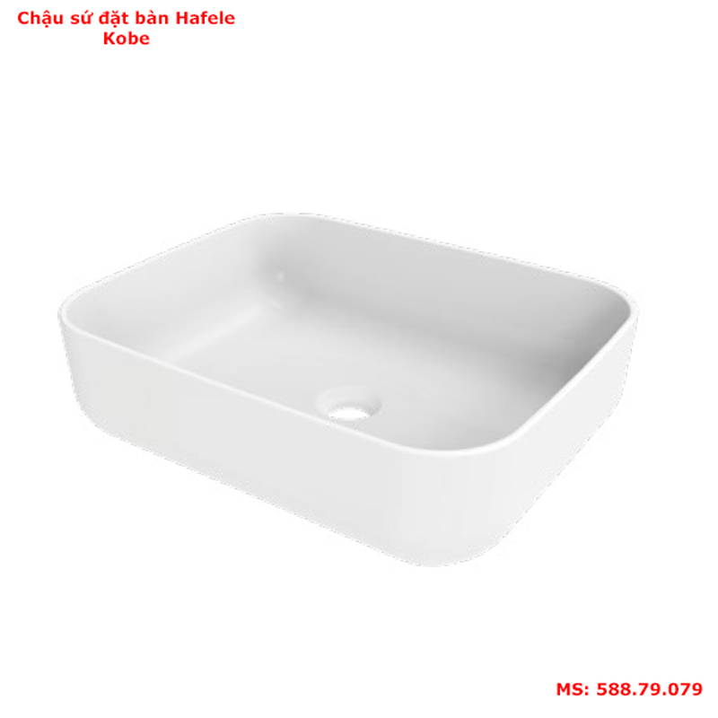 Chậu sứ đặt bàn Hafele Kobe 588.79.079