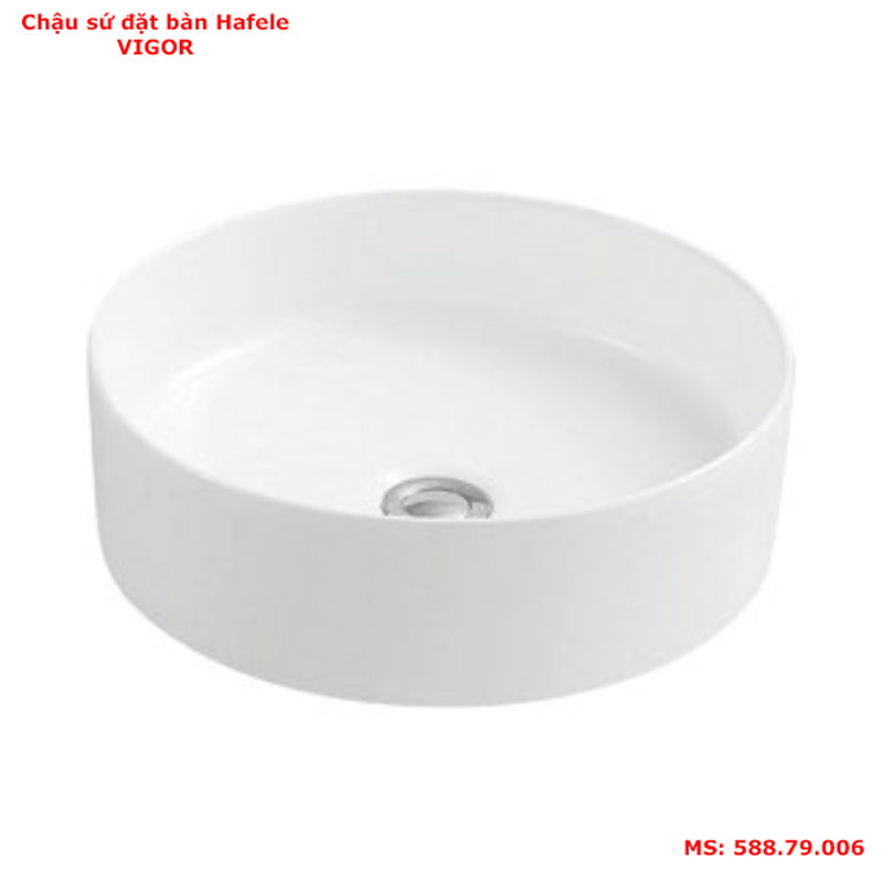 Chậu sứ đặt bàn Hafele Vigor 588.79.060