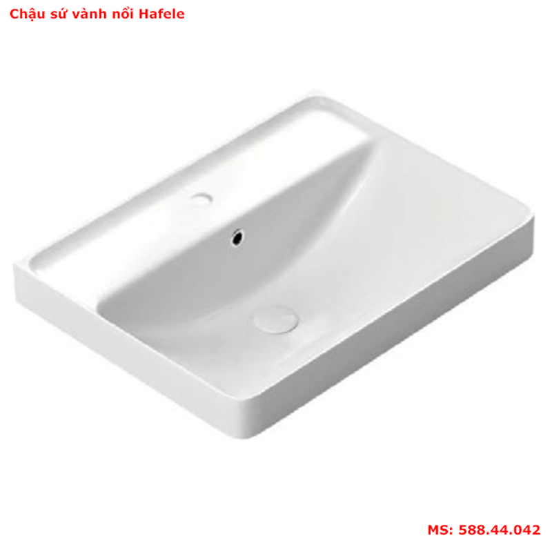 Chậu sứ vành nổi Hafele 588.44.042