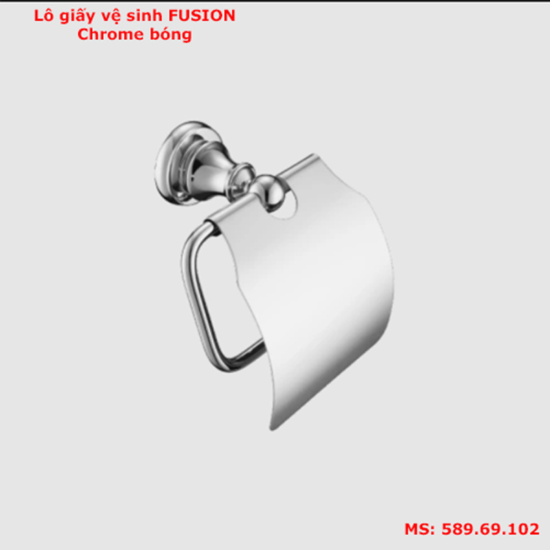Lô giấy vệ sinh Hafele Fusion CR 589.69.102 chrome bóng