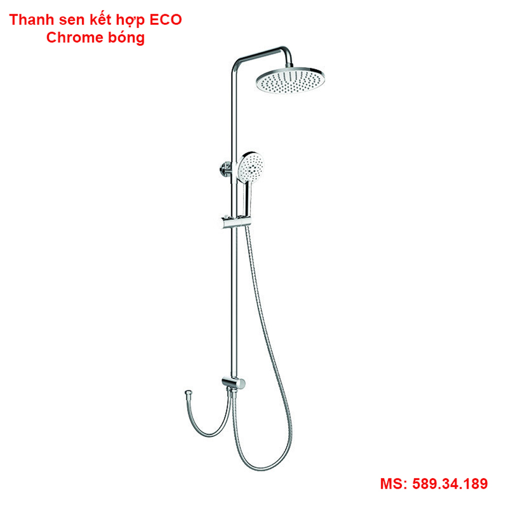 Thanh sen kết hợp Hafele Eco 589.34.189 chrome bóng