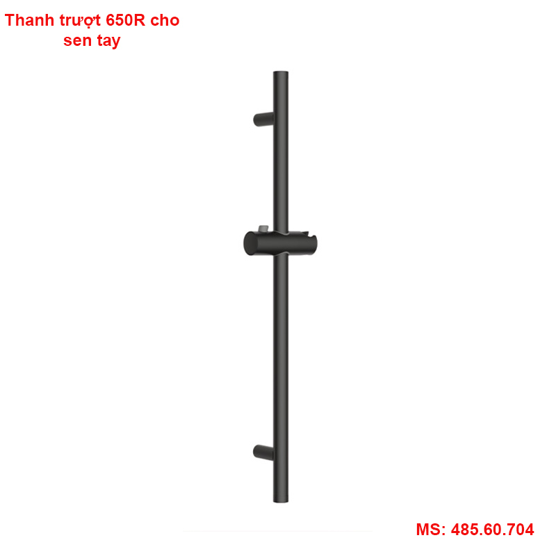 Thanh trượt sen Hafele 650R 485.60.704 màu đen mờ