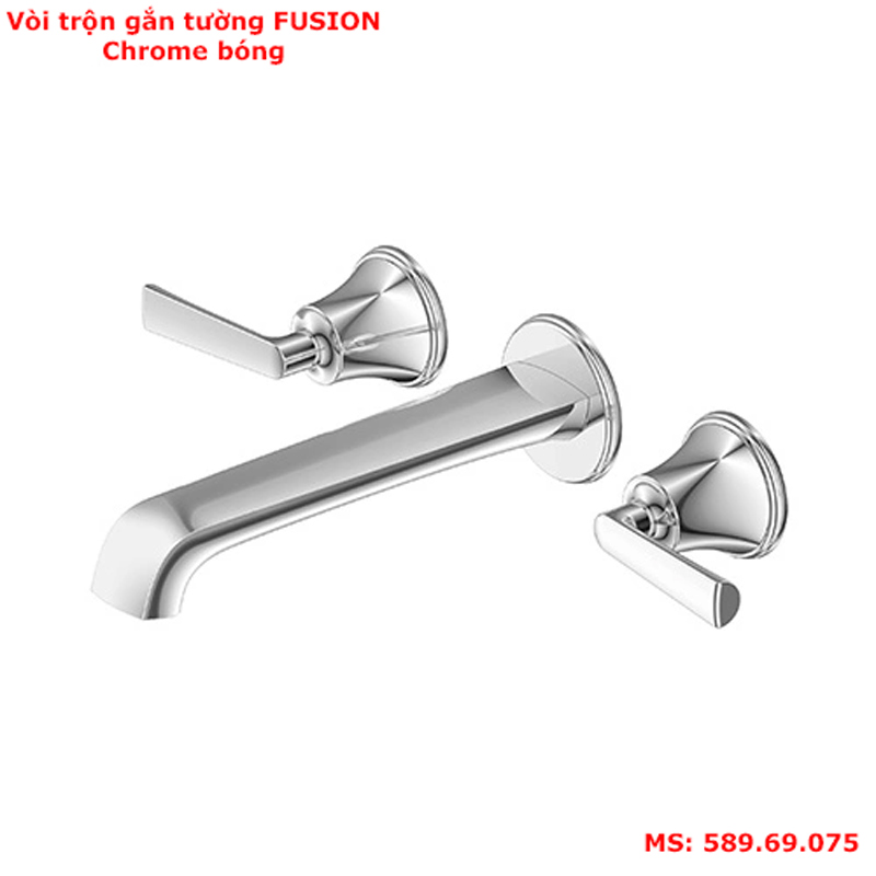 Vòi trộn gắn tường Hafele Fusion CR 589.69.075 chrome