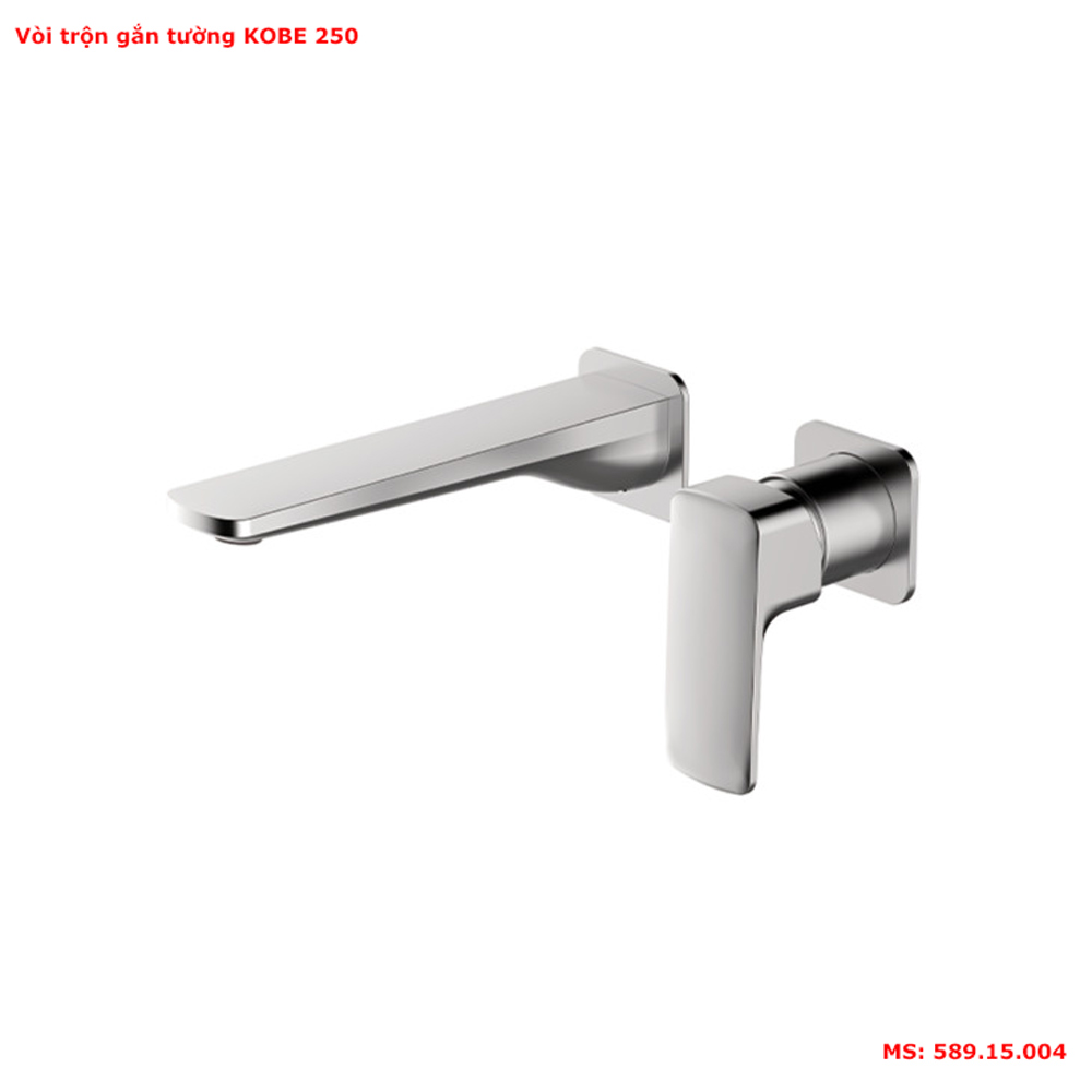 Vòi trộn gắn tường Hafele Kobe 250 589.15.004