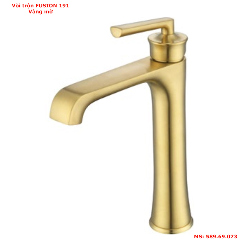 Vòi trộn lavabo Hafele Fusion 191 BG 589.69.073 vàng mờ