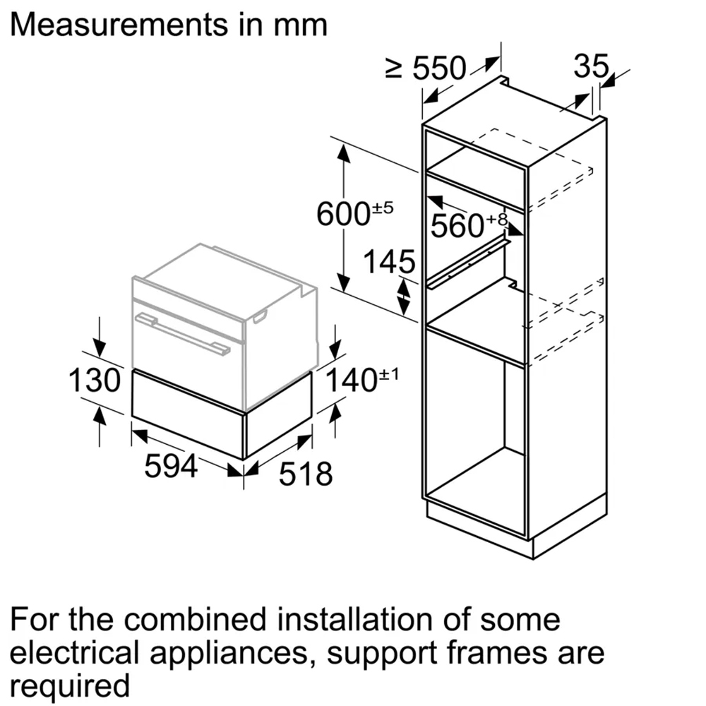 Khay giữ ấm Bosch BIC9101B1